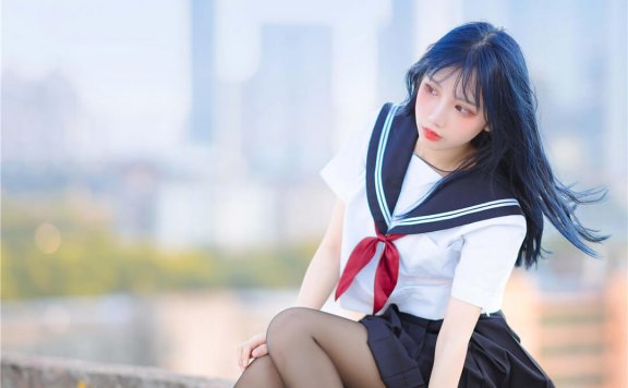 果咩酱w - jk制服写真图片13P