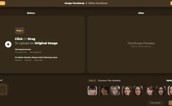 facehub-免费的AI换脸工具网站,支持视频和图片
